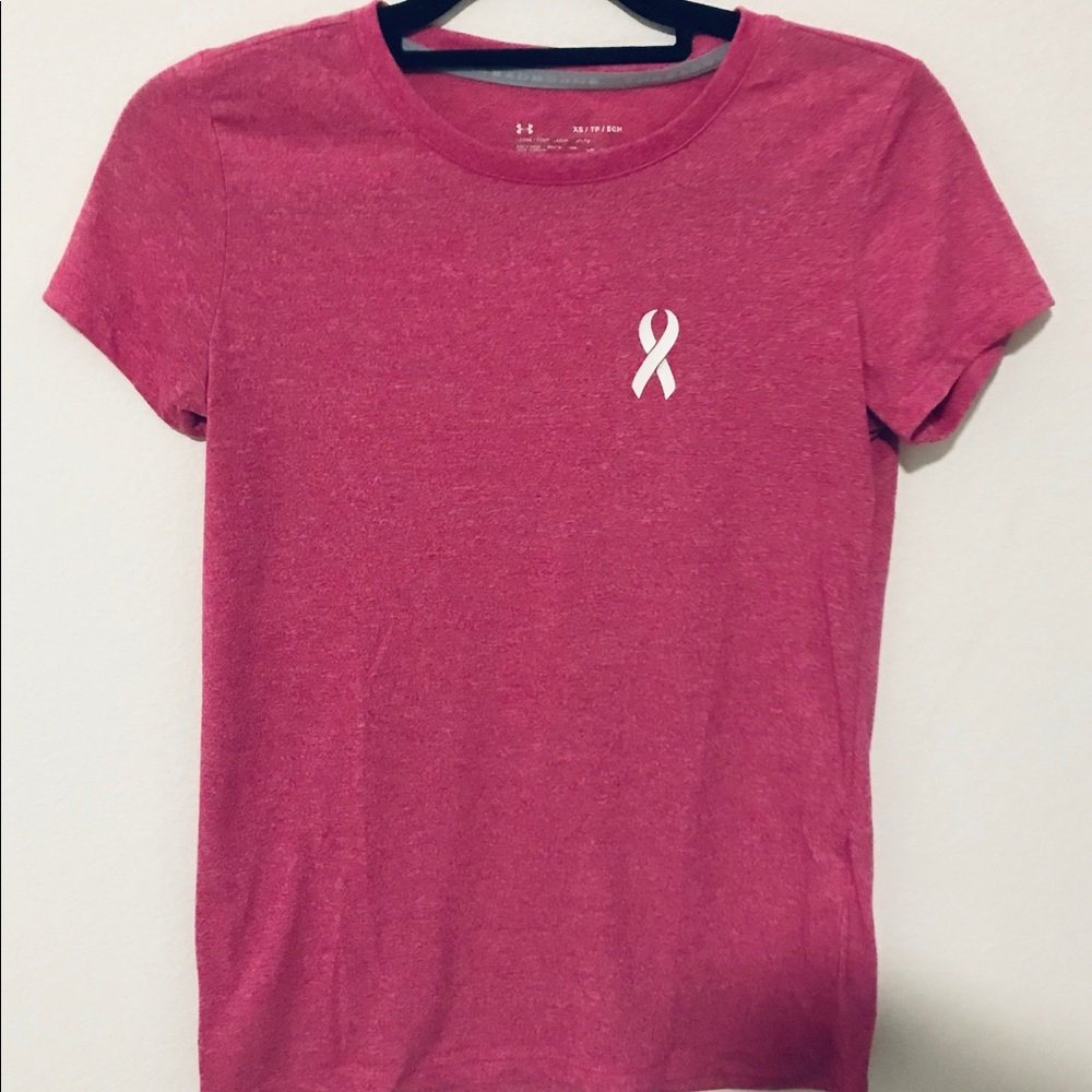 Pink Under Armor t-shirt